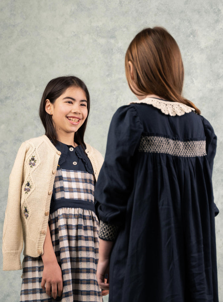 Girls Dress - Didem Navy