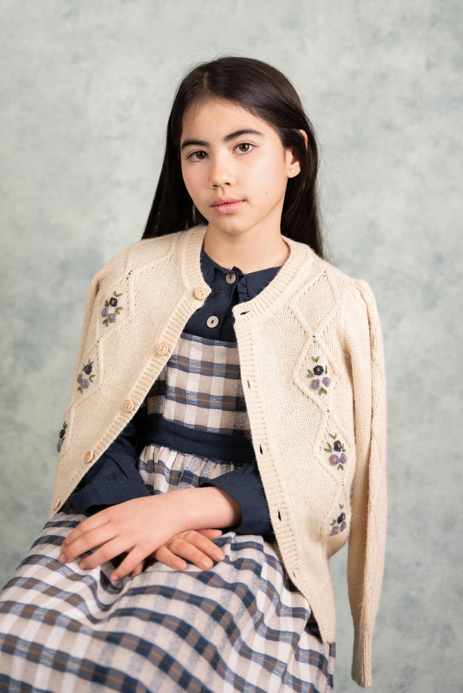 Girls Cardigan - Lioli Cardigan Ivory