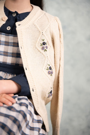 Girls Cardigan - Lioli Cardigan Ivory