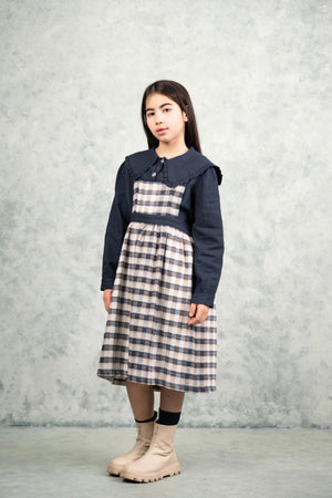 Girls Blouse - Heidi Navy