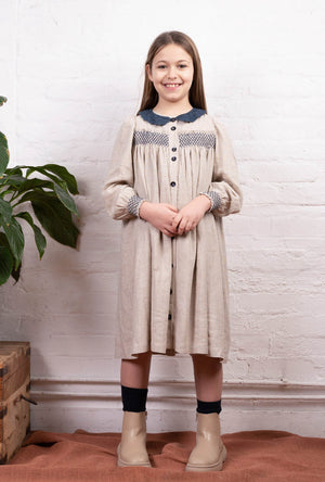 Girls Dress - Didem Natural