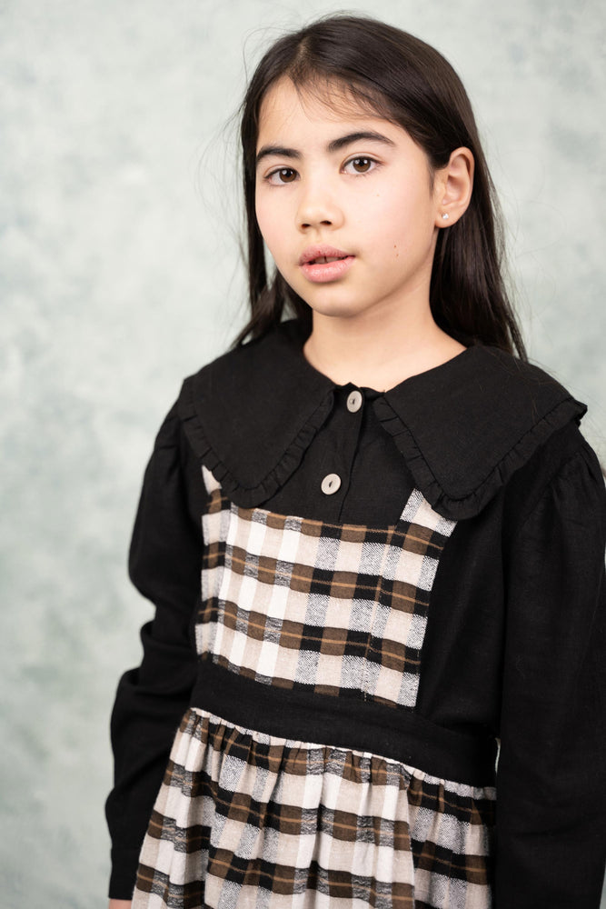 Girls Blouse - Heidi Black