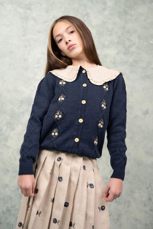 Girls Skirt - Leyla Skirt Natural