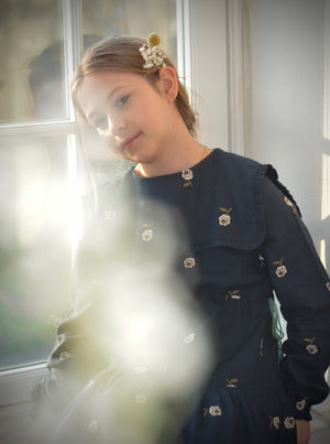 
            
                Load image into Gallery viewer, Girls Dress - Elina Navy
            
        