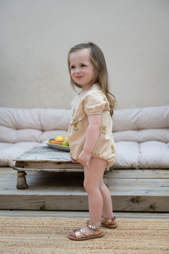 
            
                Load image into Gallery viewer, ECE ROMPER - CARAMEL
            
        