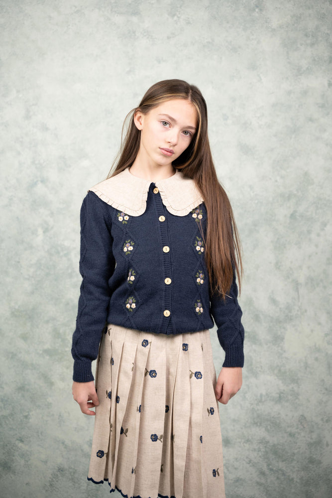 Girls Cardigan - Lioli Cardigan Navy