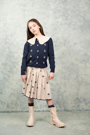 Girls Cardigan - Lioli Cardigan Navy