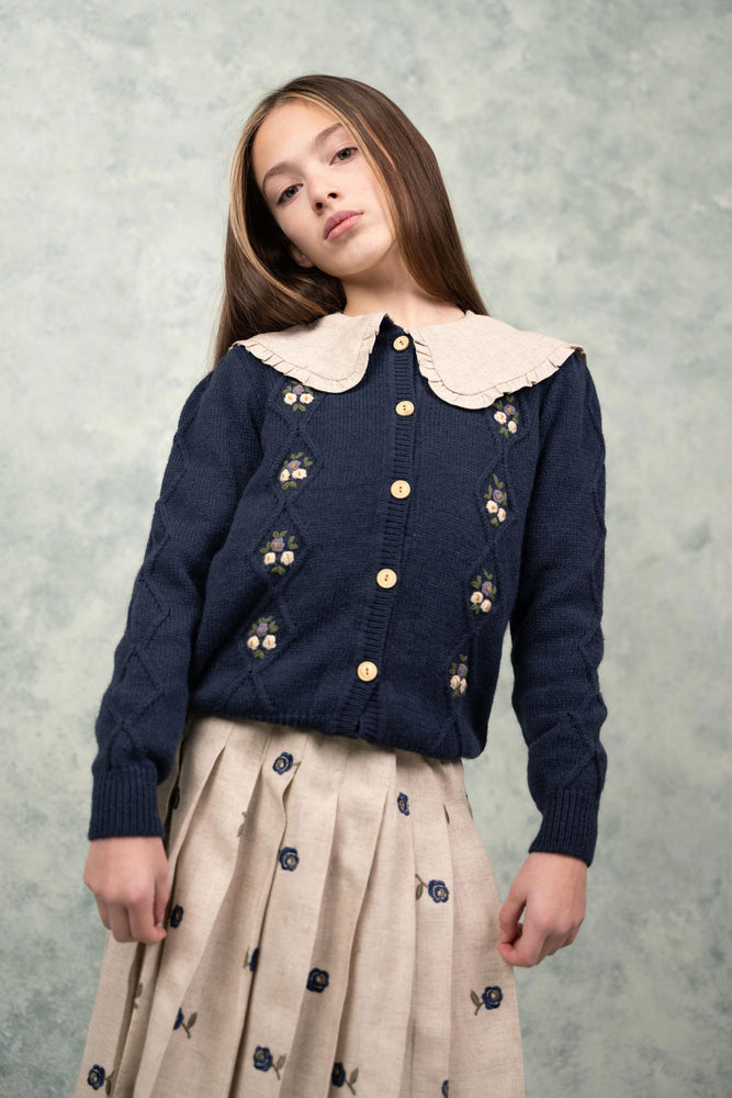 Girls Cardigan - Lioli Cardigan Navy