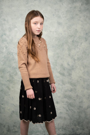 Girls Jumper- Lale Jumper Camel