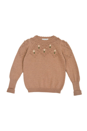 Kız Çocuk Jumper - Lale Jumper Camel