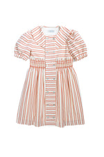 PARLA DRESS RED STRIPES