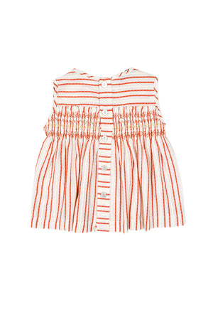 NARIN BLOUSE RED STRIPES