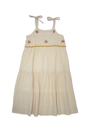 AMIRA DRESS - BUTTERMILK - KOKORI Kids