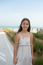 AMIRA DRESS - LAVENDER GREY - KOKORI Kids