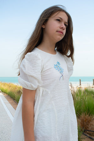 DILAY DRESS - WHITE - KOKORI Kids