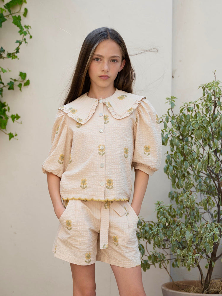 ELINA BLOUSE CARAMEL - KOKORI Kids