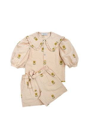 ELINA BLOUSE CARAMEL - KOKORI Kids