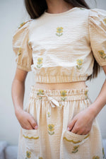 ELINA CROP TOP CARAMEL - KOKORI Kids