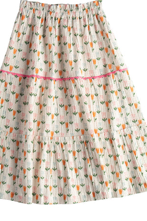 GAIA MAXI SKIRT - TULIP PATTERN - KOKORI Kids