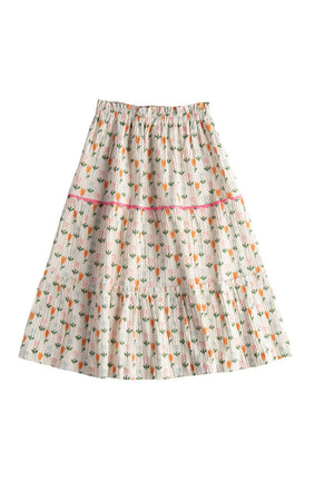 GAIA MAXI SKIRT - TULIP PATTERN - KOKORI Kids