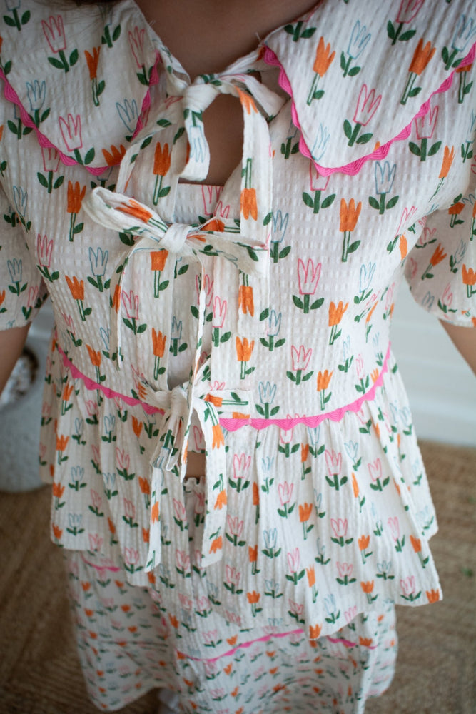 GAIA MAXI SKIRT - TULIP PATTERN - KOKORI Kids