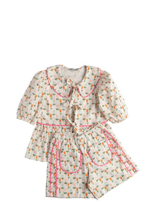 GAIA SHORT - TULIP PATTERN - KOKORI Kids