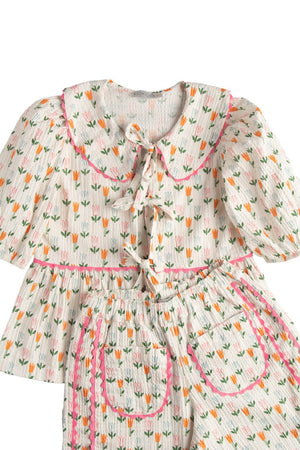 GAIA SHORT - TULIP PATTERN - KOKORI Kids
