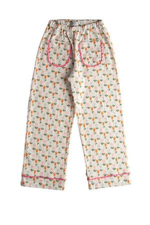 GAIA TROUSERS - TULIPS PATTERN - KOKORI Kids