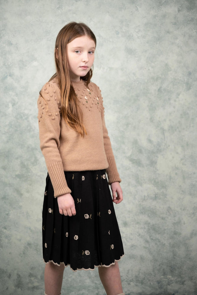 Girls Skirt - Leyla Skirt Black - KOKORI Kids