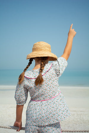 ILIA BLOUSE - SEAFOAM GREEN - KOKORI Kids