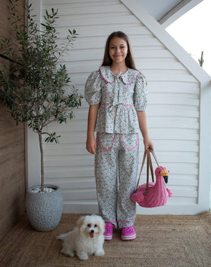 ILIA TROUSERS - SEAFOAM GREEN - KOKORI Kids