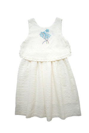 NILAY DRESS - WHITE - KOKORI Kids