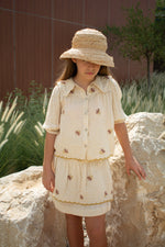 NOOR BLOUSE - BUTTERMILK - KOKORI Kids