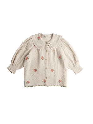 NOOR BLOUSE - LAVENDER GREY - KOKORI Kids