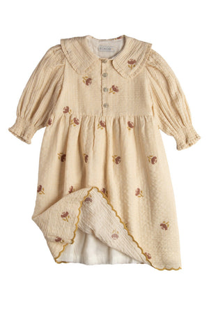 NOOR DRESS - BUTTERMILK - KOKORI Kids