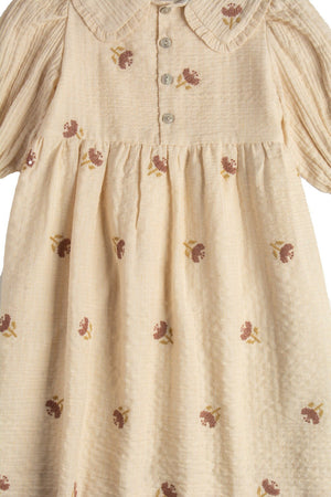 NOOR DRESS - BUTTERMILK - KOKORI Kids