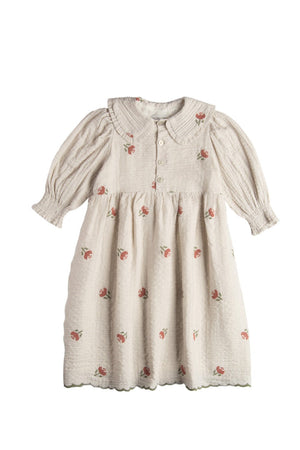 NOOR DRESS - LAVENDER GREY - KOKORI Kids