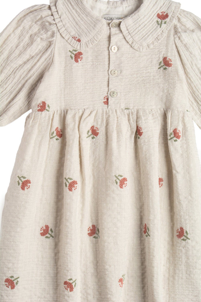 NOOR DRESS - LAVENDER GREY - KOKORI Kids