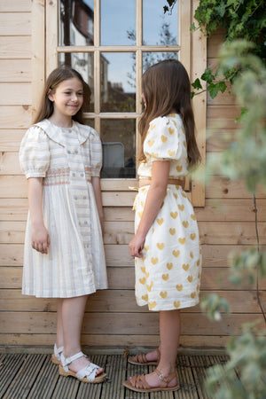 PARLA DRESS Natural - KOKORI Kids