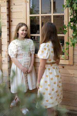 PARLA DRESS Natural - KOKORI Kids