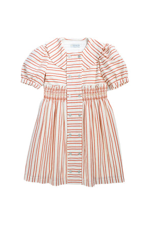 PARLA DRESS RED STRIPES - KOKORI Kids