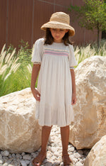 PELIN DRESS - LAVENDER GREY - KOKORI Kids