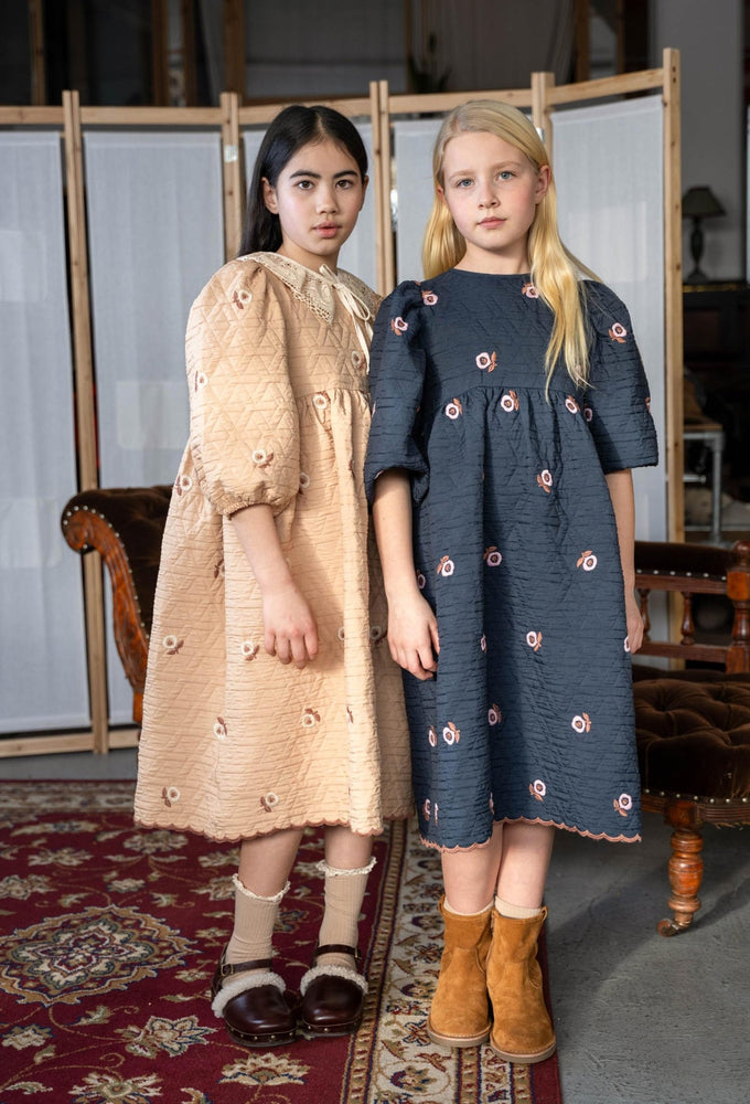 VERDA DRESS - CARAMEL DRESS - KOKORI Kids