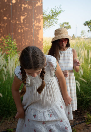 ZOE DRESS - LAVENDER GREY - KOKORI Kids