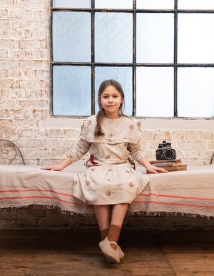 GIRLS DRESS, ELISE NATURAL - KOKORI Kids