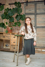 GIRLS JUMPER, ROSE IVORY - KOKORI Kids