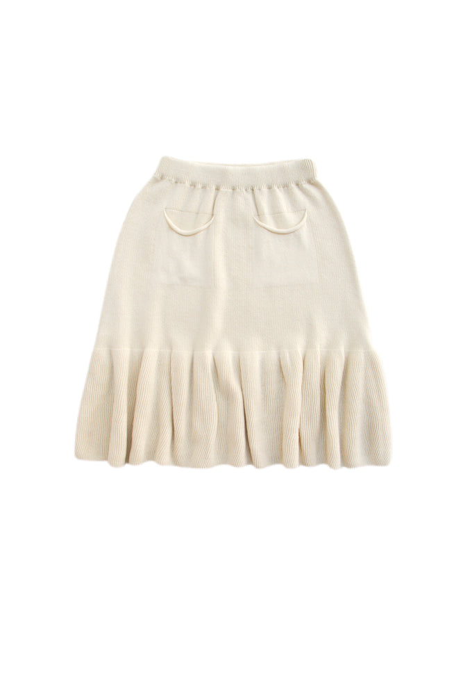 Girls Skirt, Bodrum Skirt Milk White - KOKORI Kids