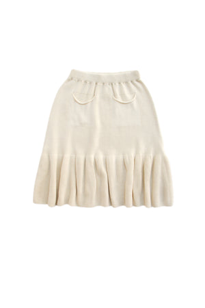 Girls Skirt, Bodrum Skirt Milk White - KOKORI Kids