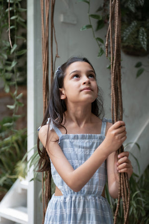 AYLIN DRESS BLUE - KOKORI Kids