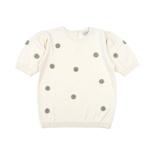 DAISY BLOUSE GREEN FLOWERS - KOKORI Kids